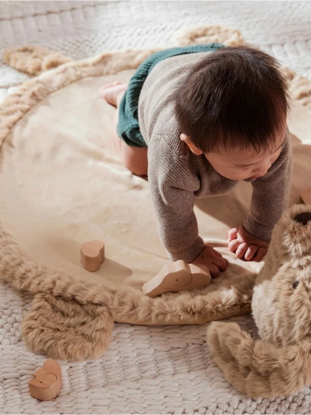 Pottery barn Kids Labradoodle Plush Play Mat